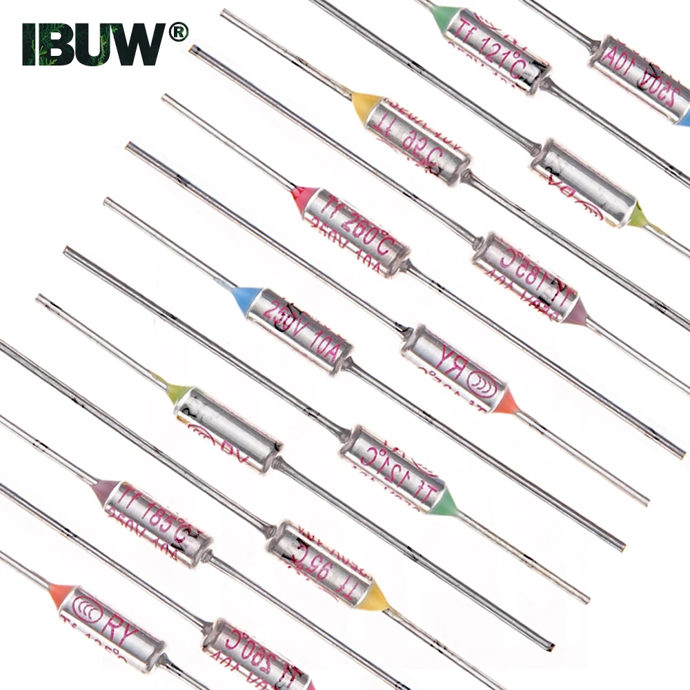 TF 65C 73C75C 85C 100C 152C 165C 172C 216C 240C 300C Thermosicherung RY 10A 15A 250V Temperatur 120C 130C 185C 200C Image