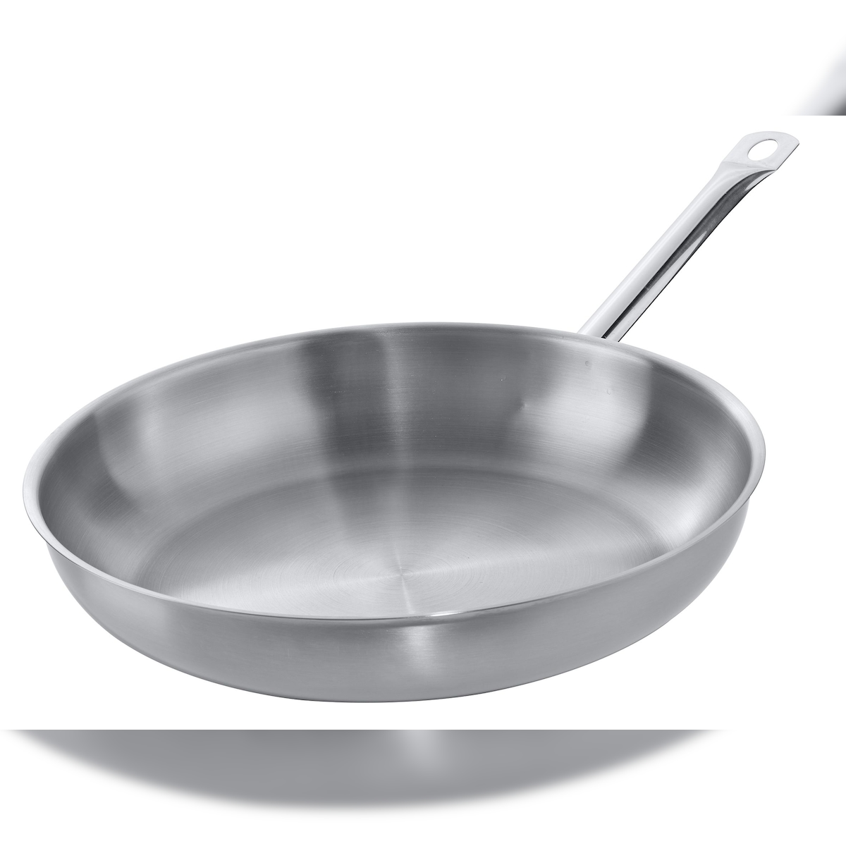 METRO PROFESSIONAL Tiefe Bratpfanne, Edelstahl, Ø 28 cm, Höhe: 7.8 cm, Induktion, ofenfest Image