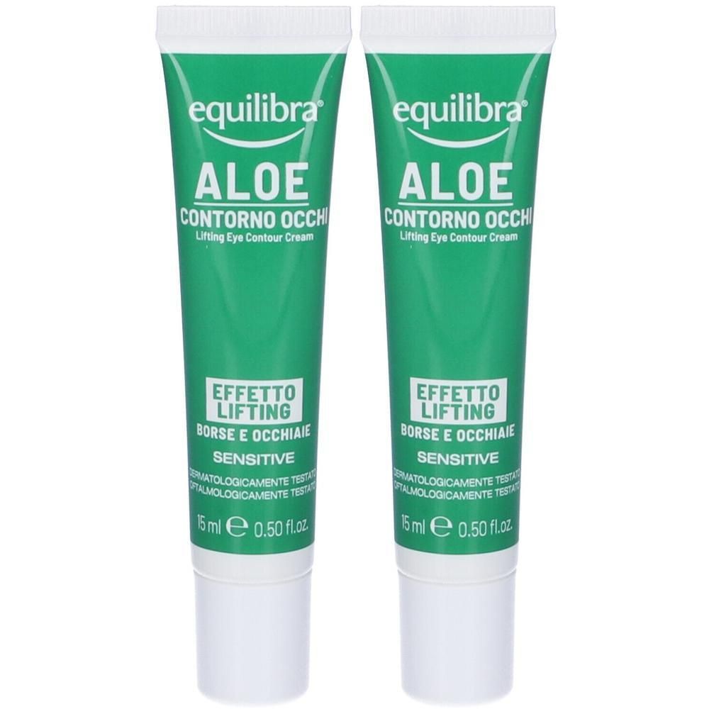 Equilibra Contorno Occhi Aloe Emulsione 2x15 ml