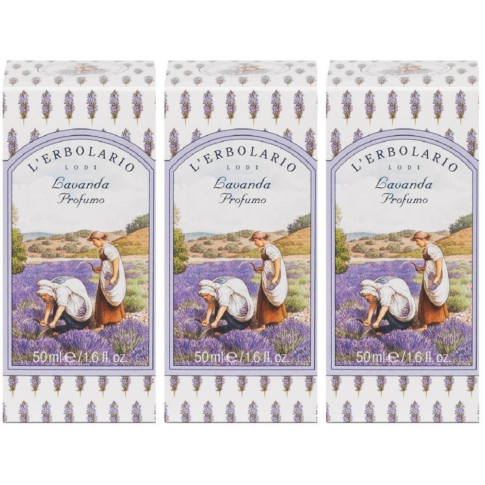 L’Erbolario Profumo Lavanda 3x50 ml