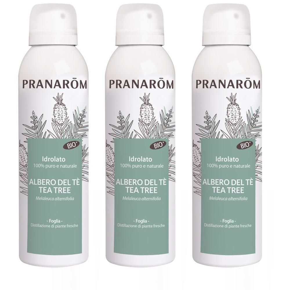 Pranarom Idrolato Albero del Té Tea Tree Spray 3x150 ml