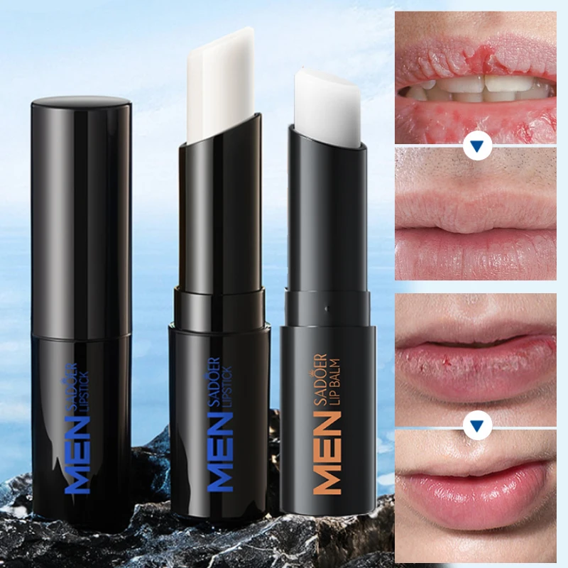SADOER Herren Shark Grass Vaseline-Lippenbalsam für Herbst und Winter zur Verbesserung der Trockenheit, Beihu feuchtigkeitsspendender, feuchtigkeitsspendender Lippenbalsam Image