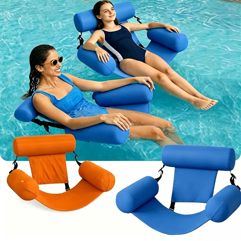 1 Stück Aufblasbare Wasserhängematte Faltbare Pool-Luftmatratze für Erwachsene Sommer Strand Schwimmen, Party Wasser Aufblasbar Image