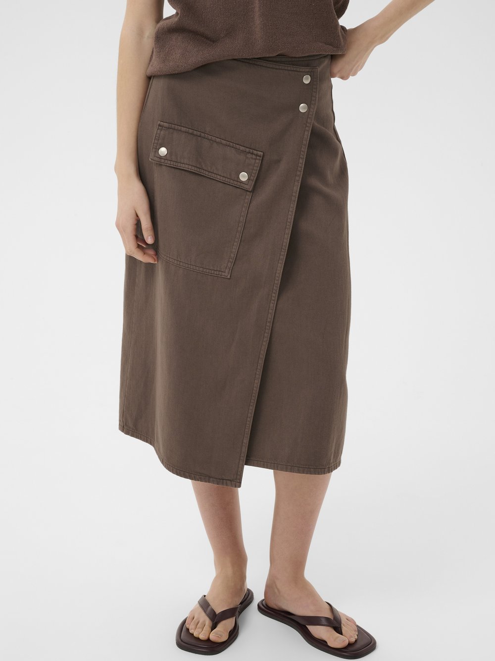 Inwear Denimrock GLADYSIW Damen braun, 36