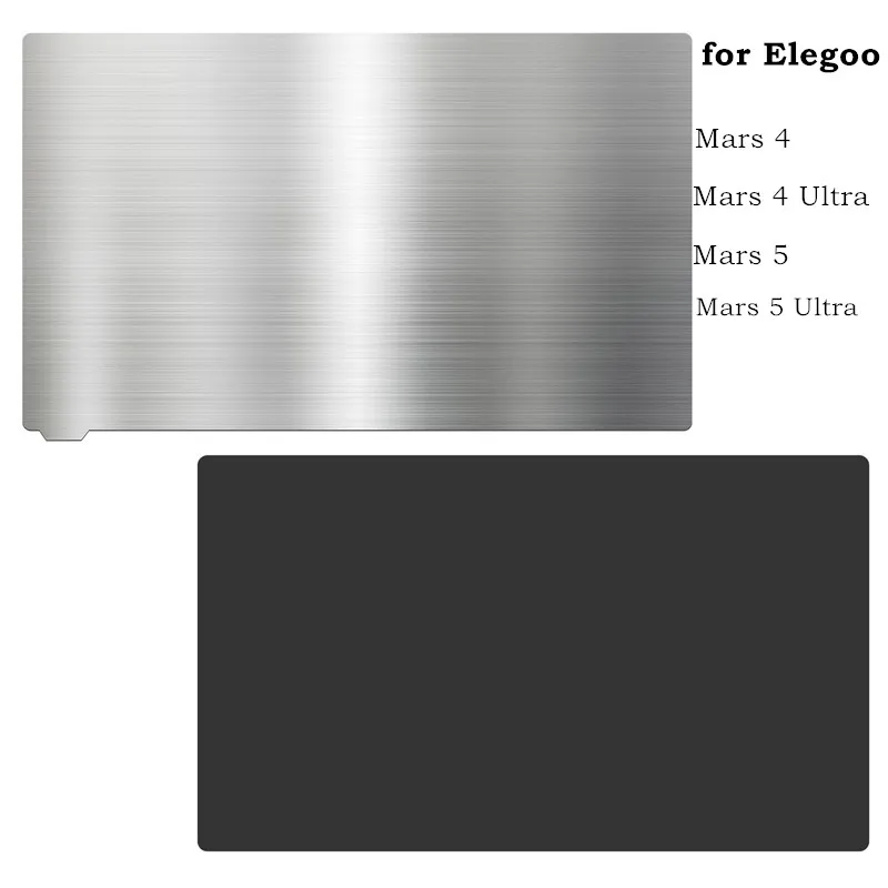 Mars 5 Flex Bauplatte 160x96mm Flexibles Federstahlblech und Magnetische Basis für Elegoo Mars 5 Ultra, Mars 4 Resin 3D-Drucker Image