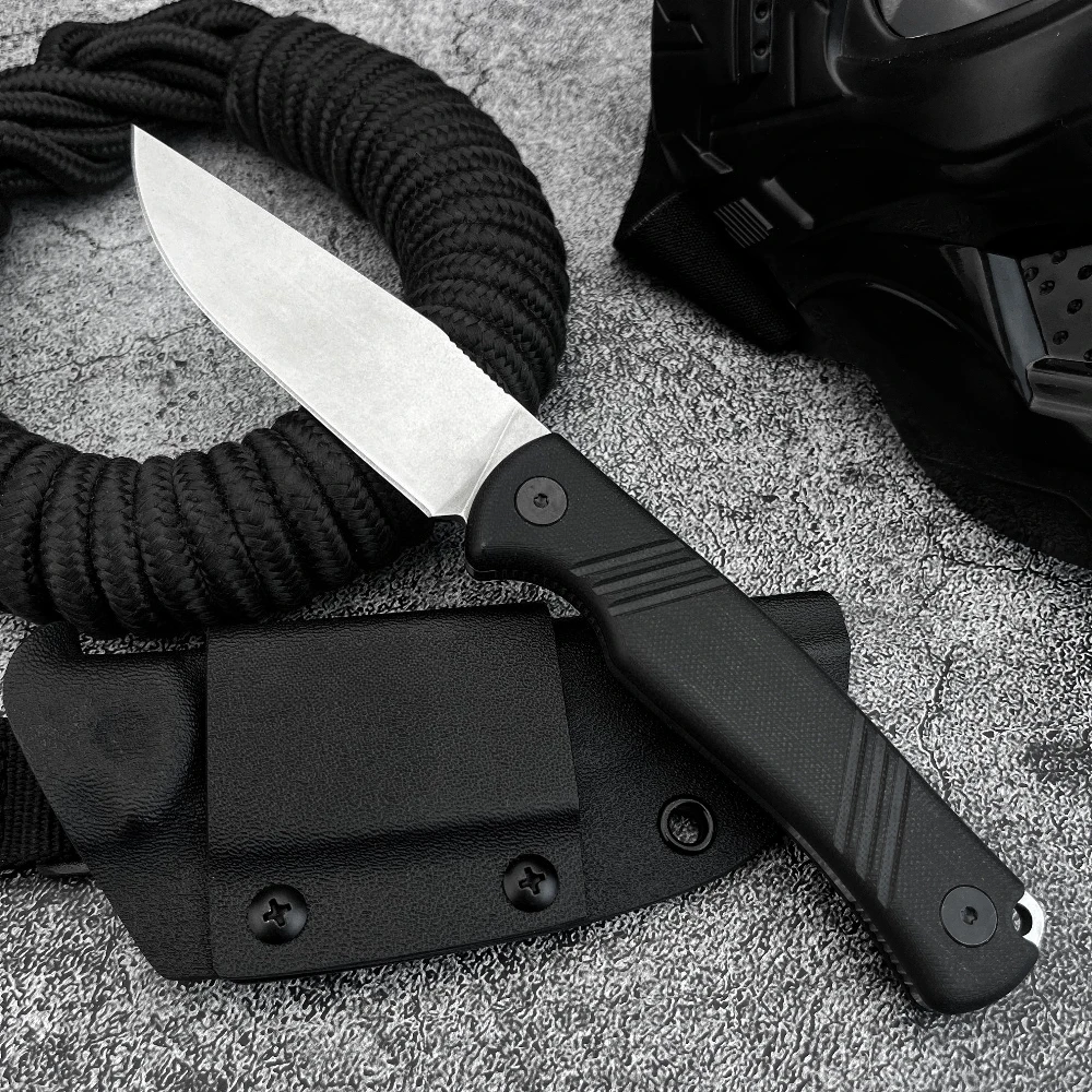 KS1089 Feststehende Klinge mit G10-Griff und Kydex-Scheide – Unverzichtbares Outdoor-Werkzeug für Camping, Wandern und Wildnis-Erkundungen Image