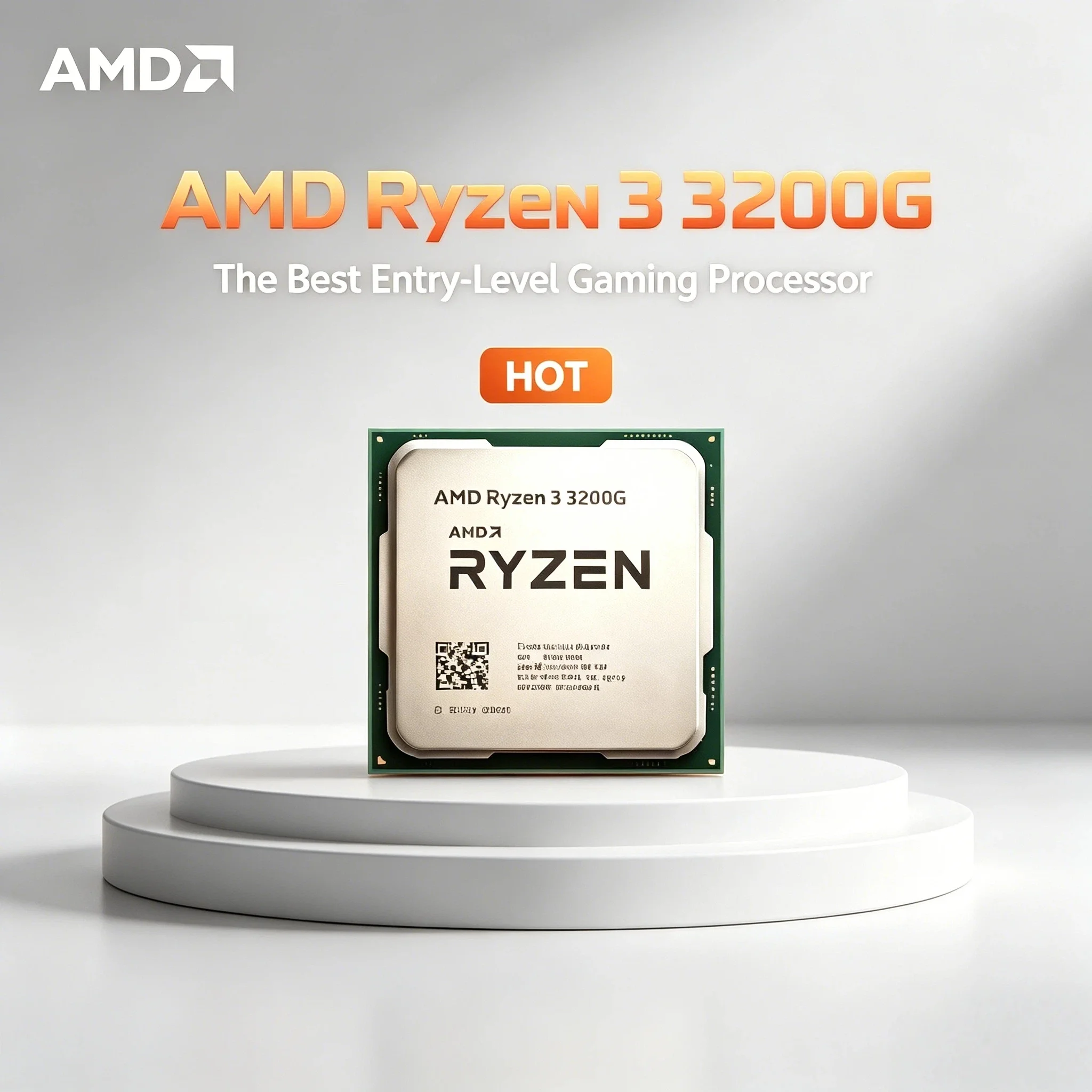 AMD Ryzen 3 3200G R3 3200G 3,6GHz Quad-Core 4-Thread 65W AM4 CPU mit Radeon Vega 8 Grafik Desktop-Prozessor Pro Max Image