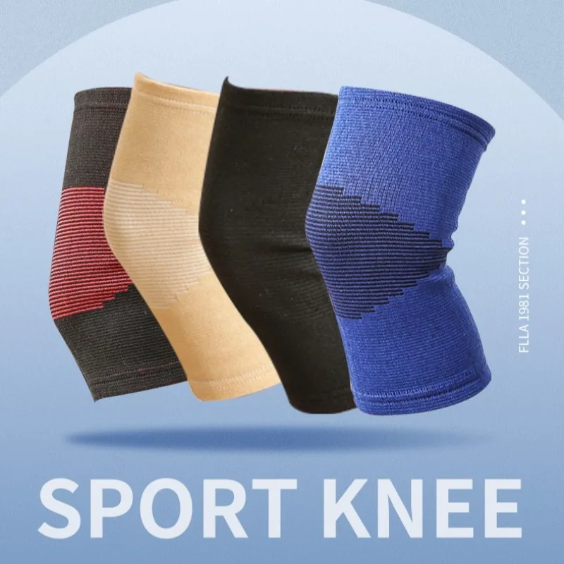 Bambuskohle-Elastische Dünne Knieschoner für Sport, Laufen und Fitness - Kälteschutz für Gelenke, Geeignet für Erwachsene Mittleren und Höheren Alters Image