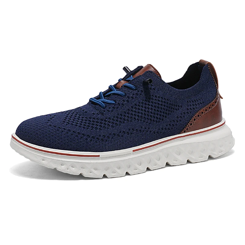 Herren-Sneaker, Herren-Mesh-Freizeitschuhe, modisch, leicht, atmungsaktiv, weiche Sohle, Sommer, Outdoor, Sport, Fitness, große Größe 48