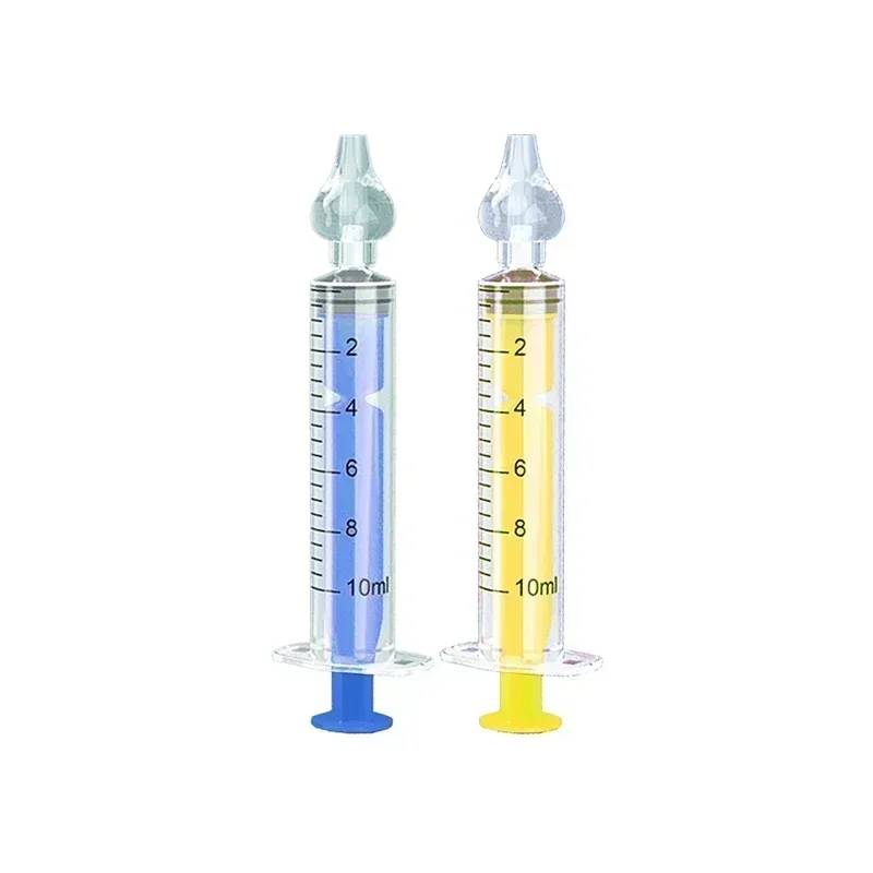 Aspirator-Spritze für Babys, Nasenreiniger mit Nadelrohr, Wiederverwendbarer Nasenspüler für Kinder mit Rhinitis Image