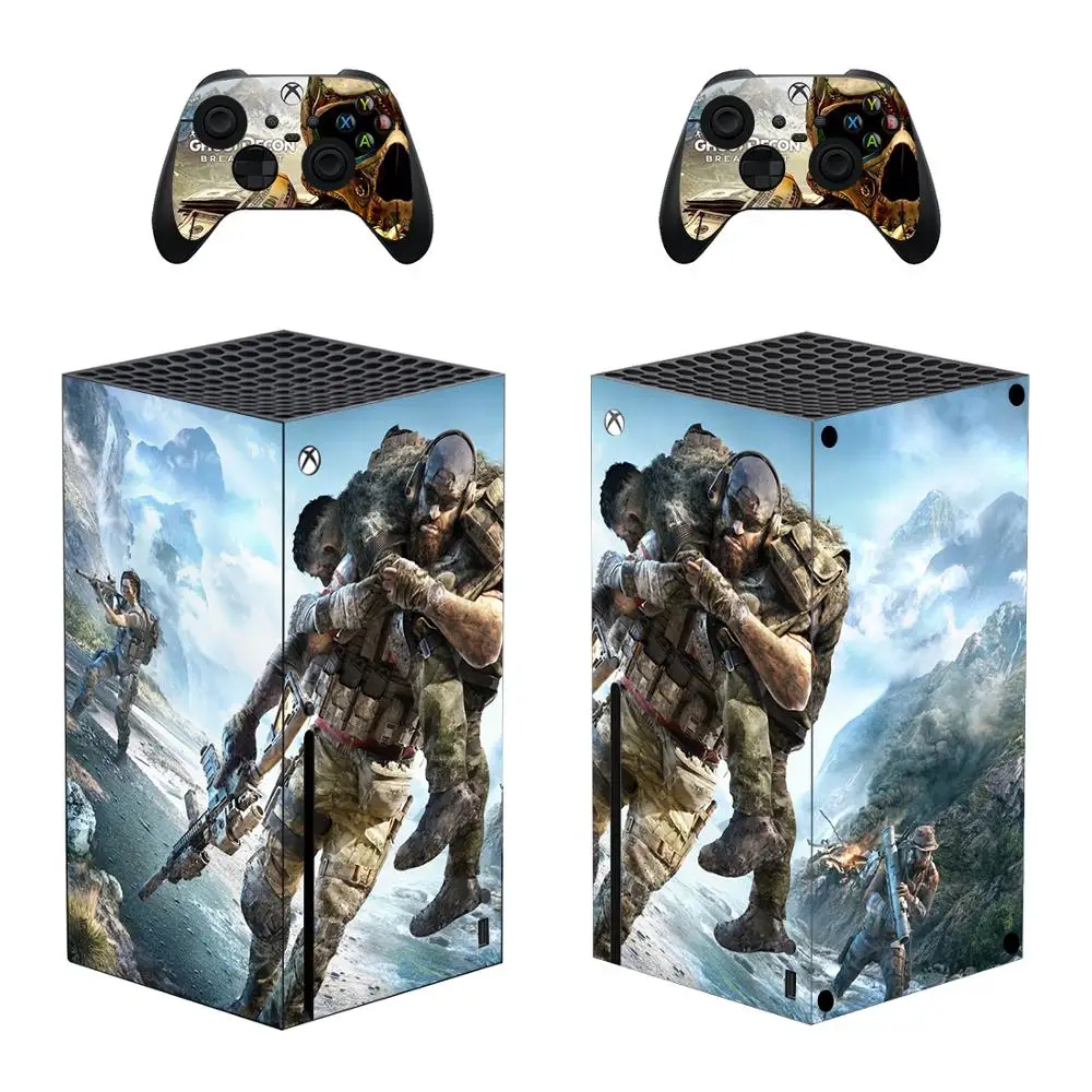 Ghost Recon Breakpoint Skin Sticker Cover for Xbox Series X Console and Controllers Xbox Series X Skin Sticker Decal Vinyl