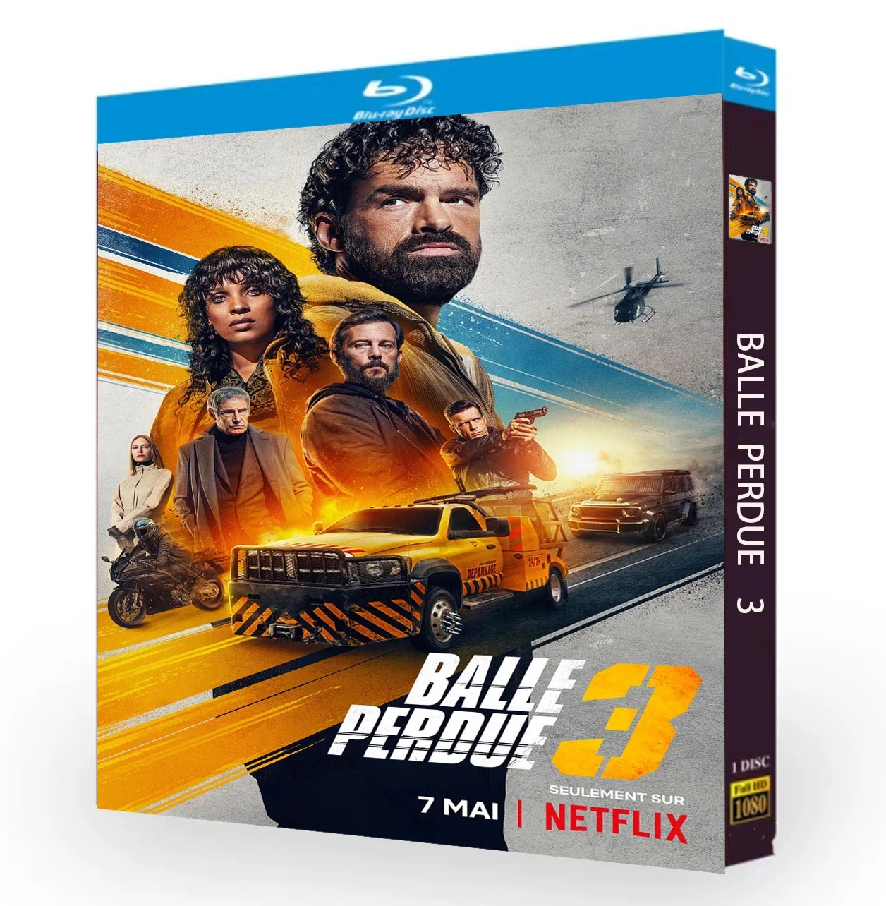 Balle Perdue 3 Blu-ray Disc 1080P Haute Définition Compatible Toutes Régions Boîte Scellée BD DVD