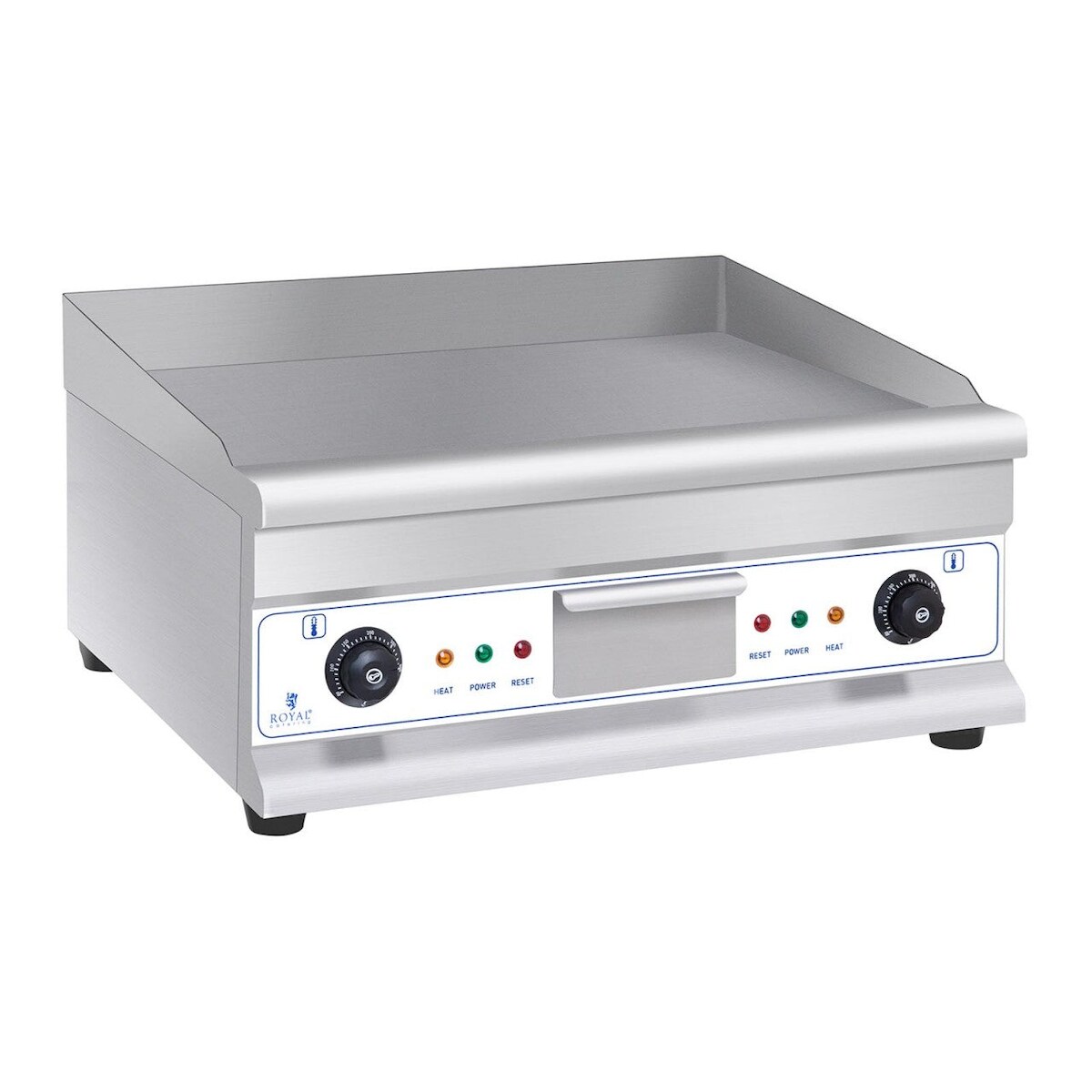 Helloshop26 - Doppelte Elektrogrillplatte 60 cm glatt 2 Heizzonen 2 x 3 200 Watt 14_0002858 Image