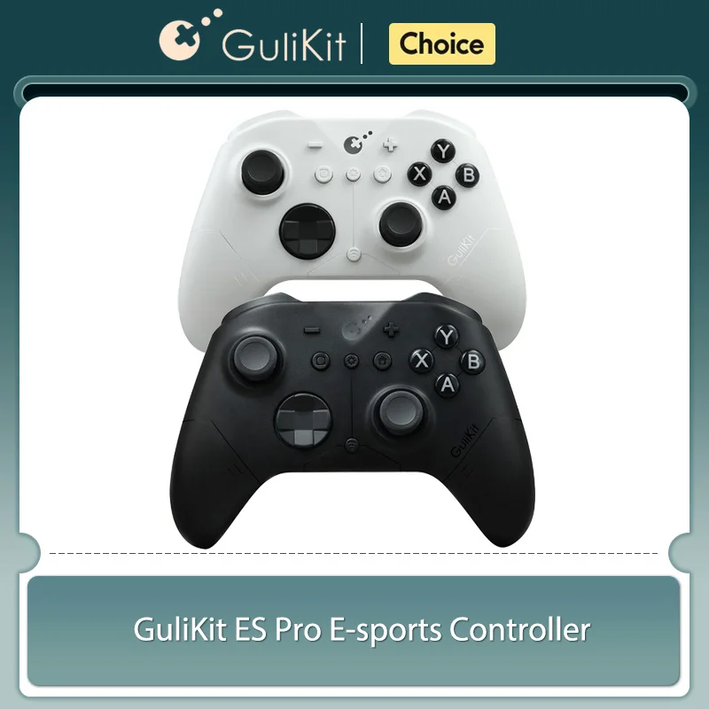  GuliKit ES Pro E-Sports Bluetooth-Spielcontroller, Kabelloser Gamepad mit TMR-Joystick für NS Nintendo Switch 2 PC Windows Android Image