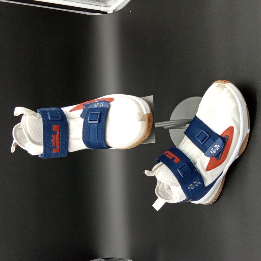 Nike Shoes | Men's Nike High Top Sneakers Used Very Good Condition Lrjsfgb.B.Z. 5.5 | Color: Blue/White | Size: 5.5