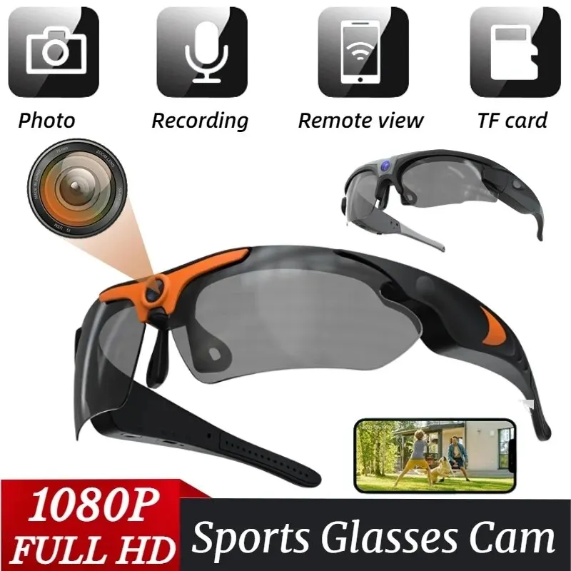 1080p Full HD Mini-Kamera Sonnenbrille Kamera Outdoor-Sport dv intelligente Sport brille Cam DVR Weitwinkel brille Kamera Image