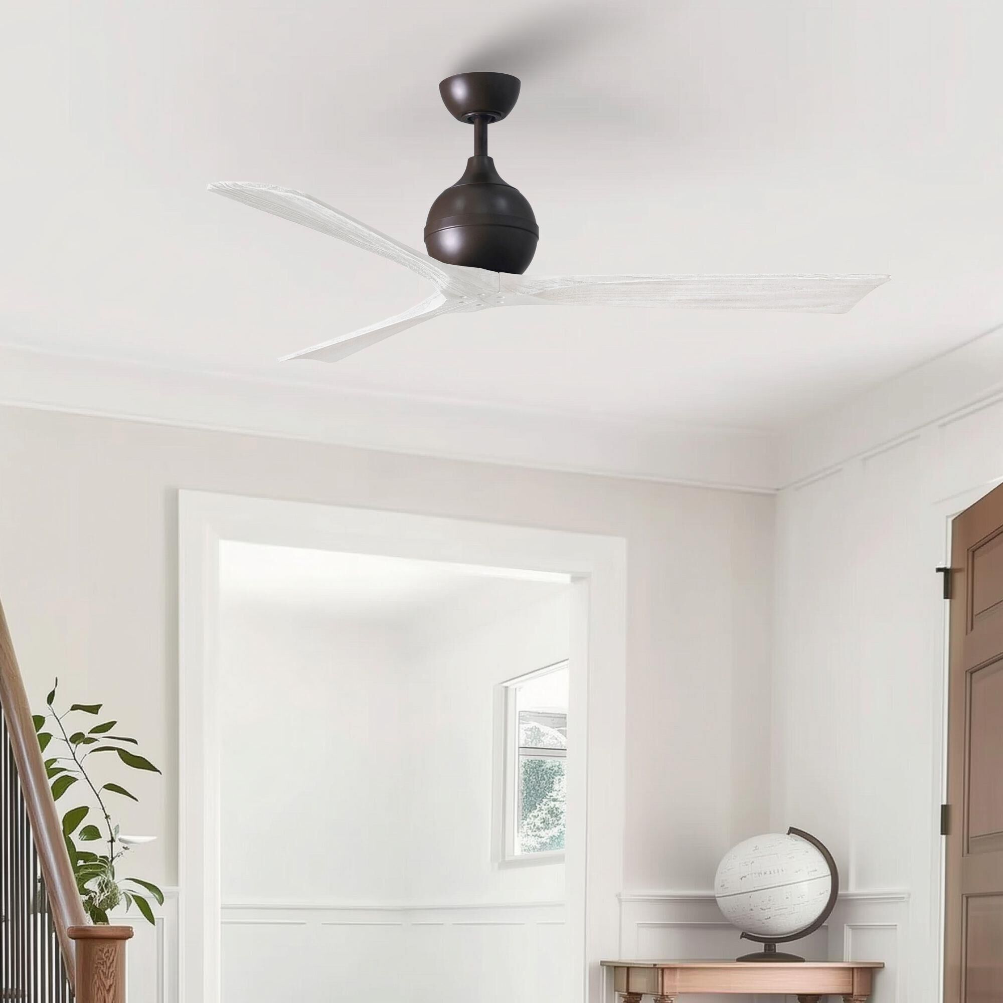 Matthews Fan Company Irene 60 Inch 3 Blade Ceiling Fan - IR3-TB-MWH-60