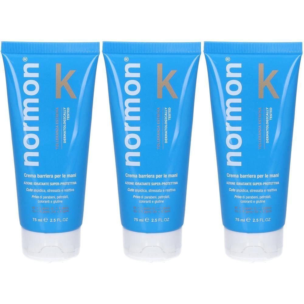 Normon K Crema Barriera Mani 3x75 ml