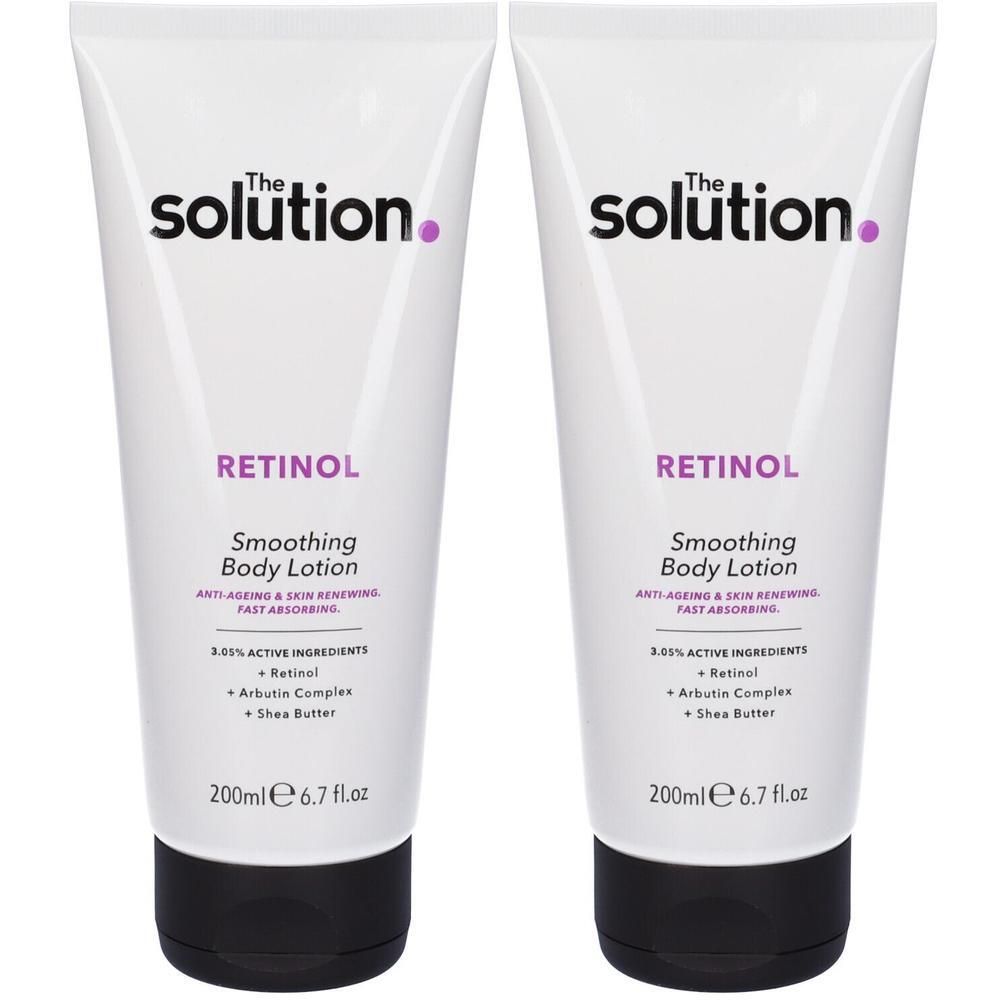 The Solution Retinol Smoothing Lozione Corpo 2x200 ml