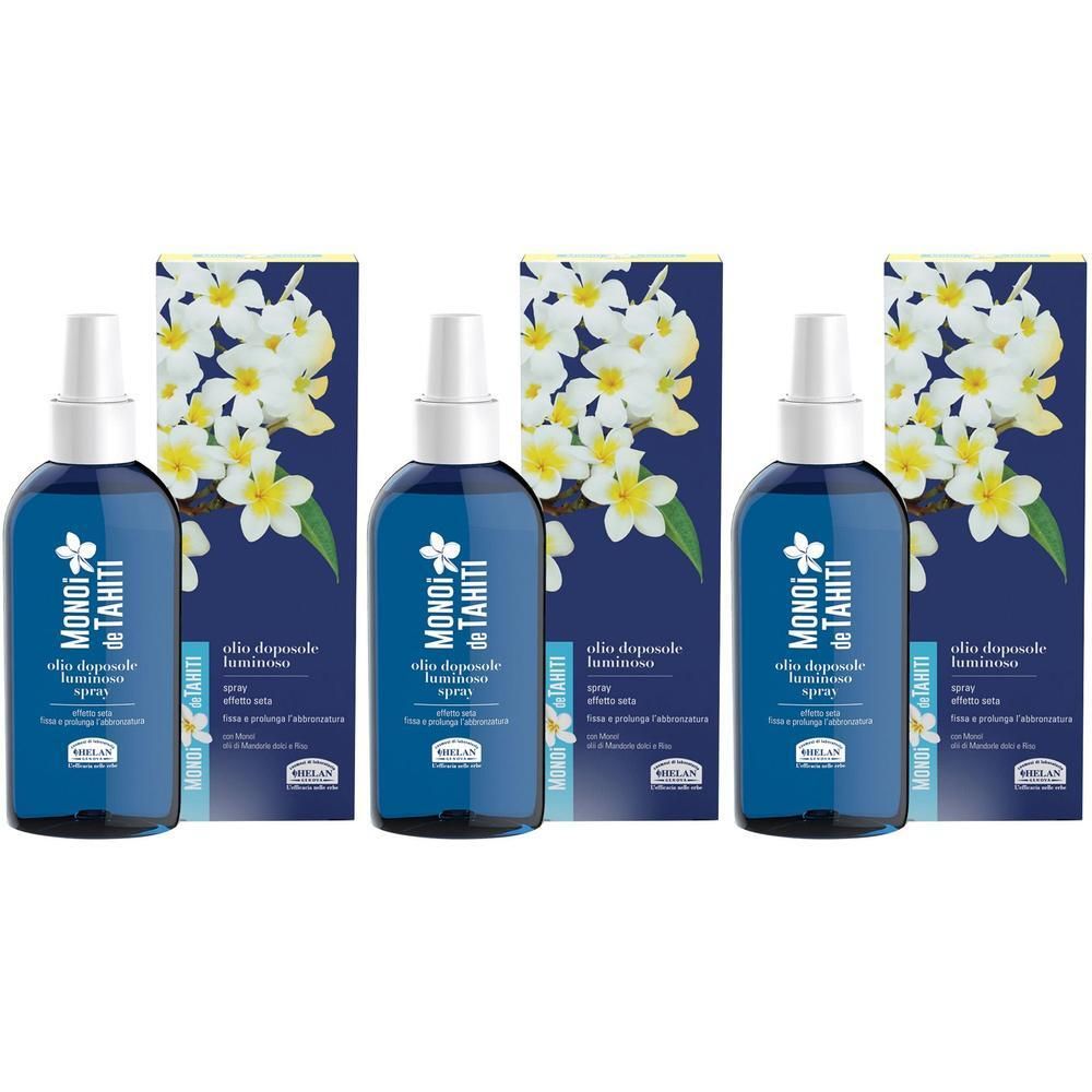 Helan MONOI DE TAHITI Olio Doposole Luminoso 3x150 ml