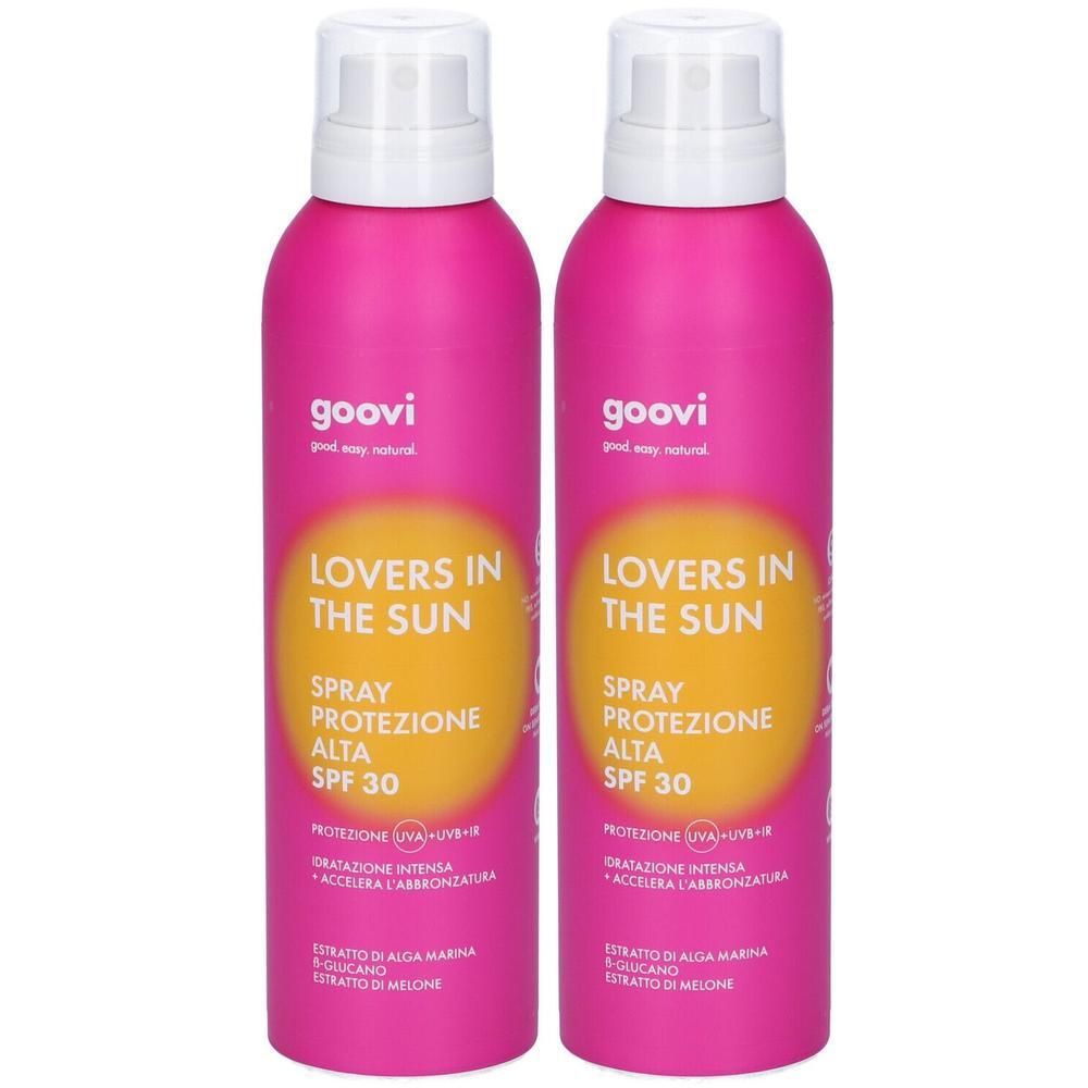 Goovi Lovers In The Sun Spray Solare Corpo Protezione Alta SPF30 - Ris