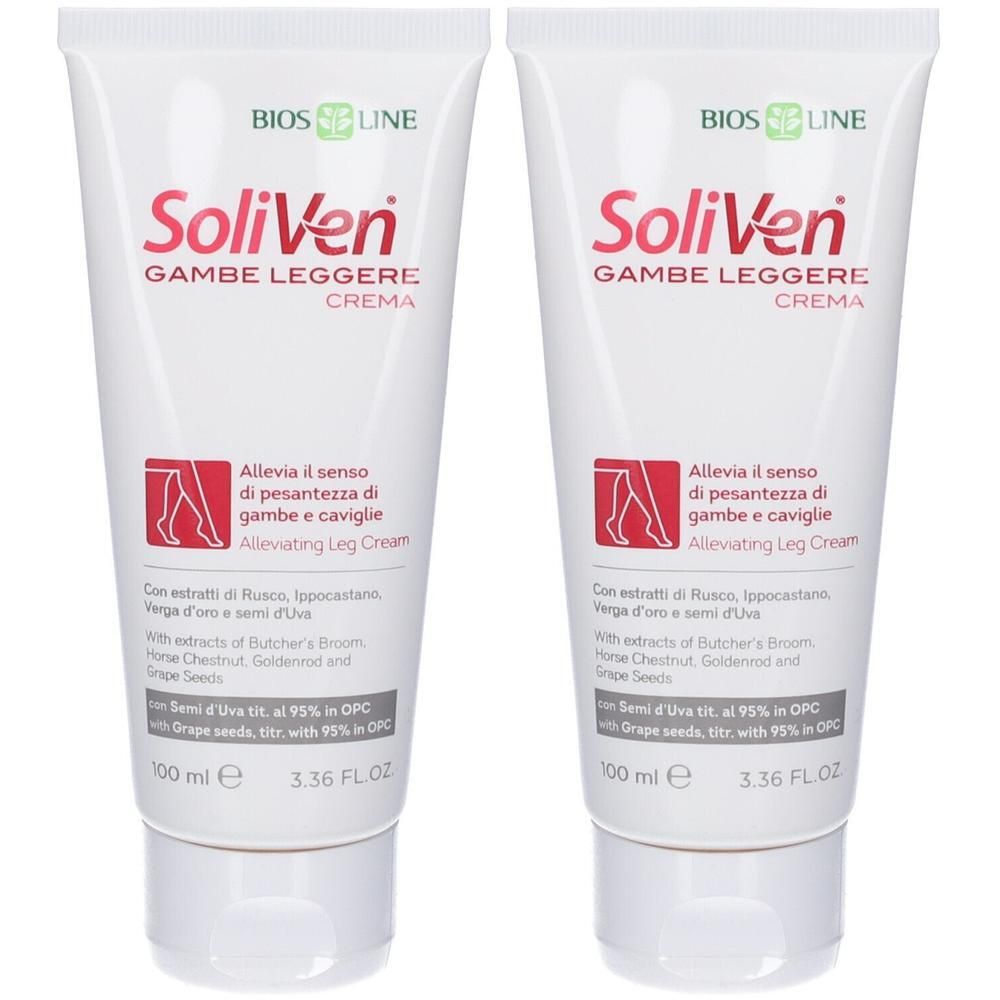 BIOS LINE SoliVen Gambe Leggere Crema 2x100 ml