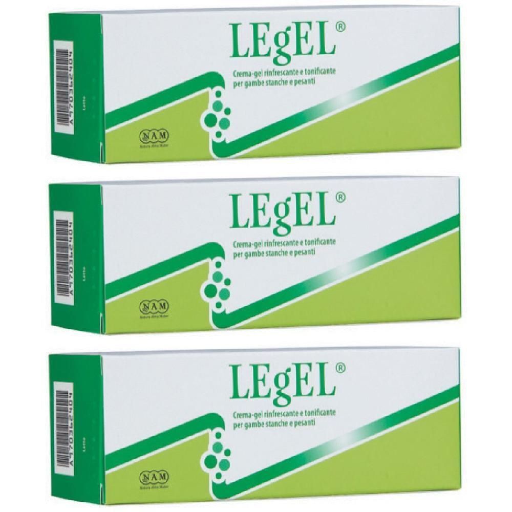 Legel Crema-Gel Rifrescante E Tonificante Per Gambe 150 Ml 3x150 ml Cr