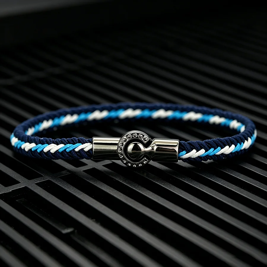 Ethnisches Kordelarmband für Herren, aus hochwertigem, ausgewähltem Stoff, in verschiedenen Farben und Größen erhältlich, vielseitiger Schmuck, Heilarmband Image