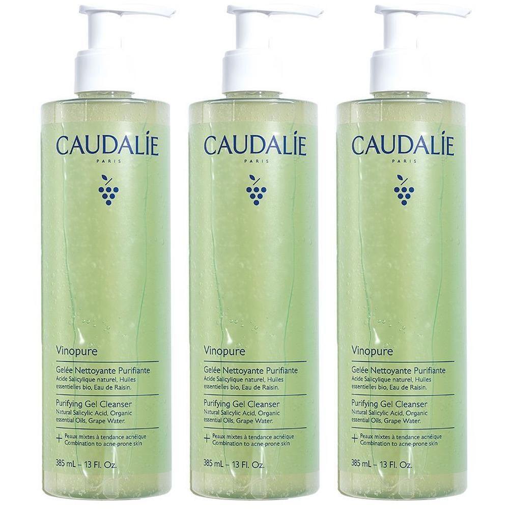 Caudalie Vinopure Gel Detergente Purificante 385ml 3x385 ml