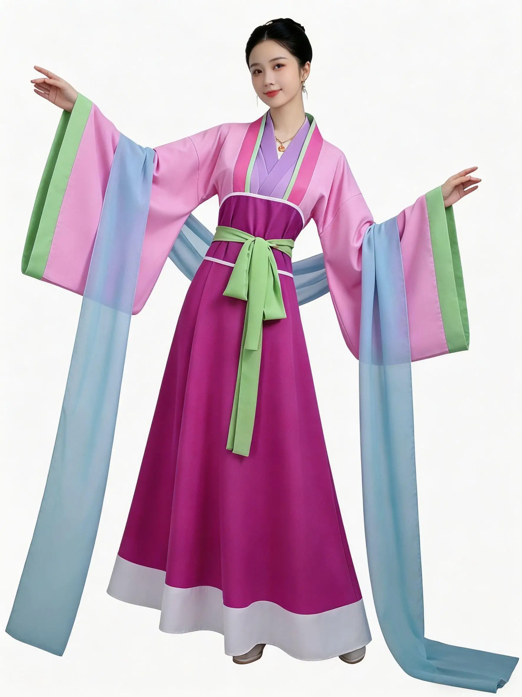 Maomao Cosplay Kostüm Perücke Anime The Apothecary Diaries Rosa Kleid Halloween Party für Frauen Image