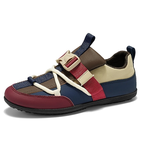 Farbblock-Sneaker für Herren – leichte, atmungsaktive Wanderschuhe, modische Wanderschuhe für Reisen, Wochenendausflüge und den Alltag Image