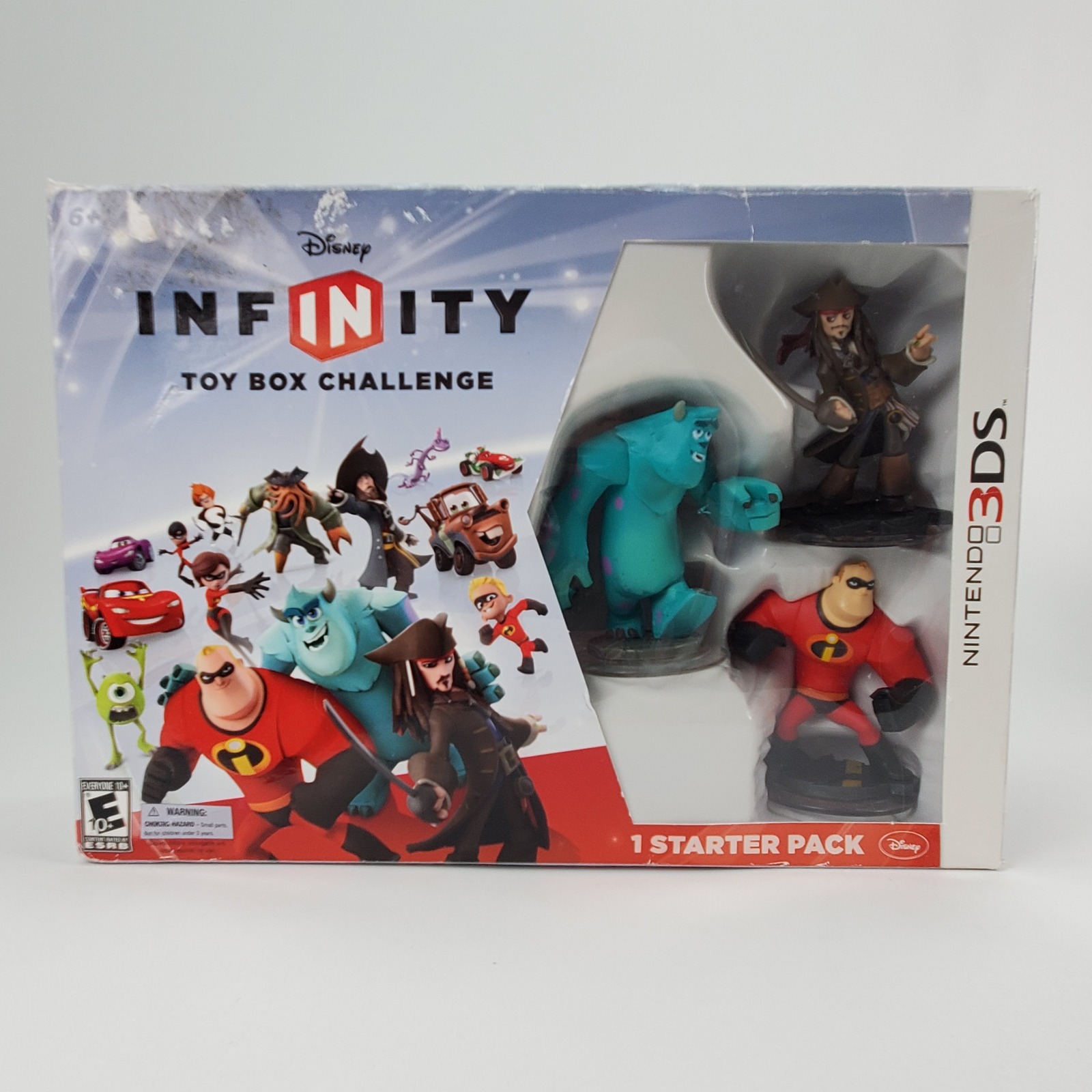 Disney Video Games & Consoles | Disney Infinity Toy Box Challenge Starter Pack Nintendo 3ds Sulley Jack Sparrow | Color: Blue/White | Size: Os