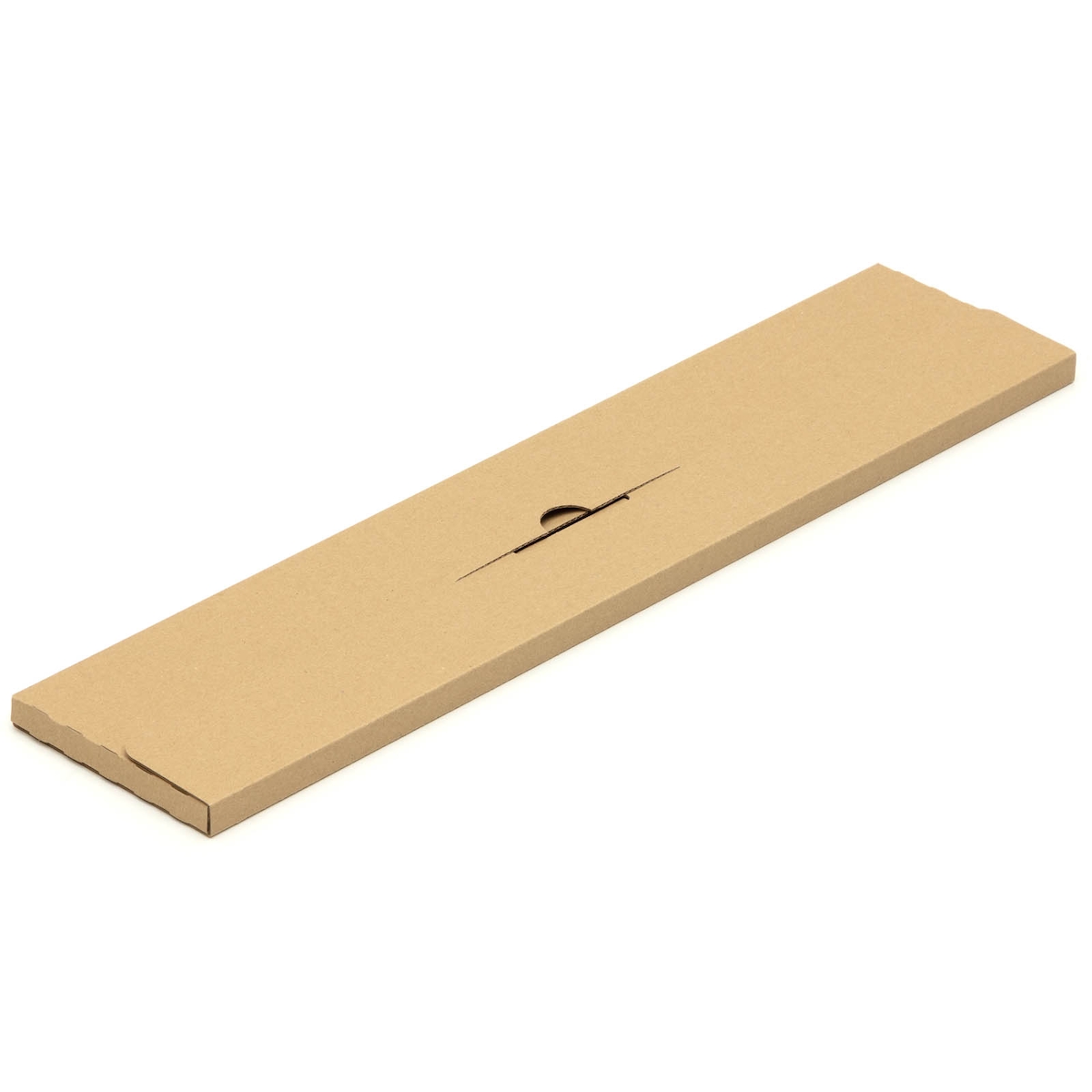 KK Verpackungen 250 Faltschachteln 530 x 120 x 10 mm Post Versandkartons Wellpappe Kartons braun Image