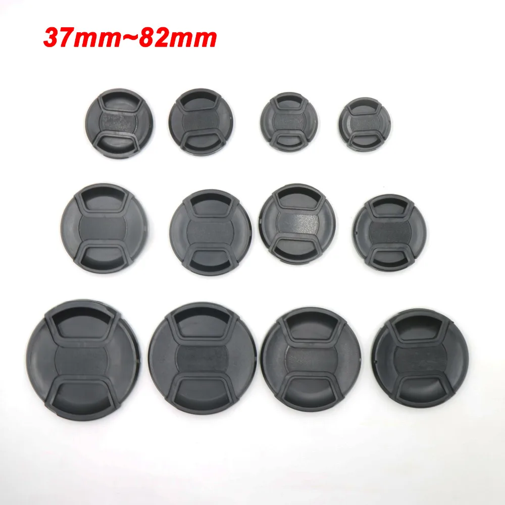 37 40,5 43 46 49 52 55 58 62 67 72 77 82 mm Snap-on-Kamera-Frontobjektivdeckel-Abdeckungsschutz für Canon Leica Nikon Sony Len Caps Image