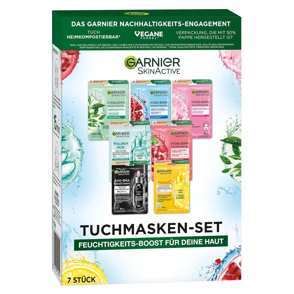 Set di Maschere in Tessuto Garnier 1 St