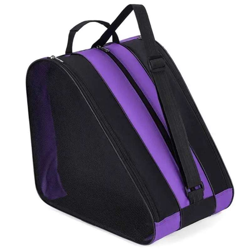 1 Stück Schlittschuh-Tasche, Inline-Skate-Tasche, Dreieckige Aufbewahrungstasche für Kinder und Erwachsene, Skateschuhe-Tragetasche
