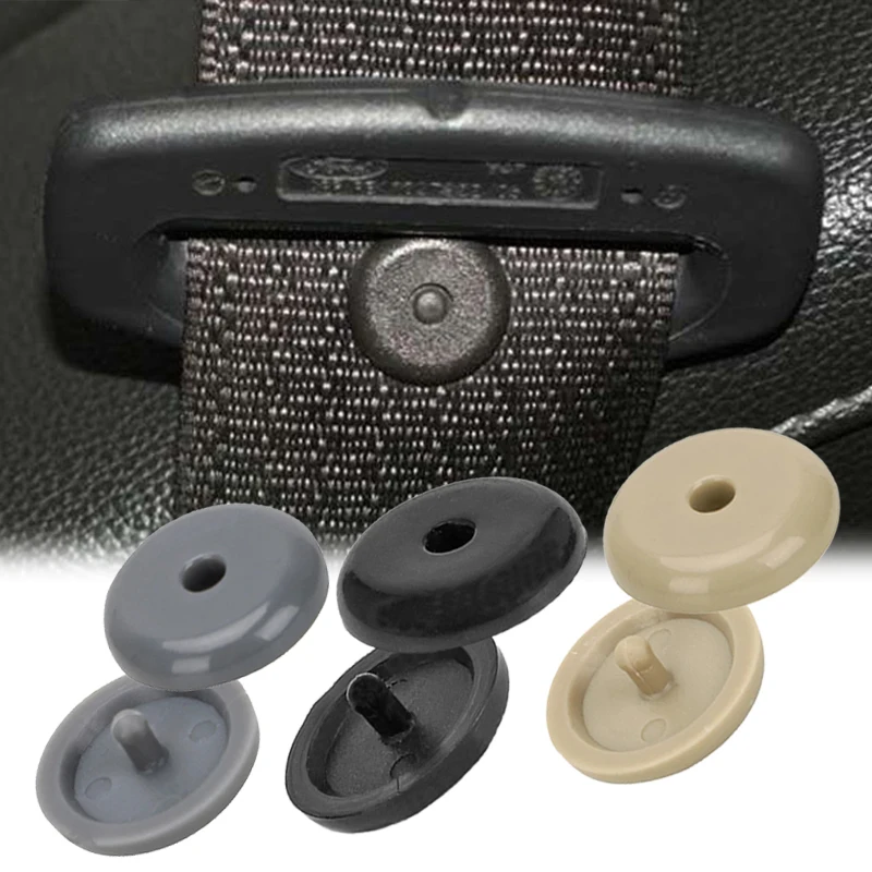 2-20 Stück Autos icherheit Sicherheits gurt Begrenzung Schnalle Clip Halter Sicherheits gurte Stopp knopf Auto Interieur Zubehör schwarz grau beige 3 Farbe Image