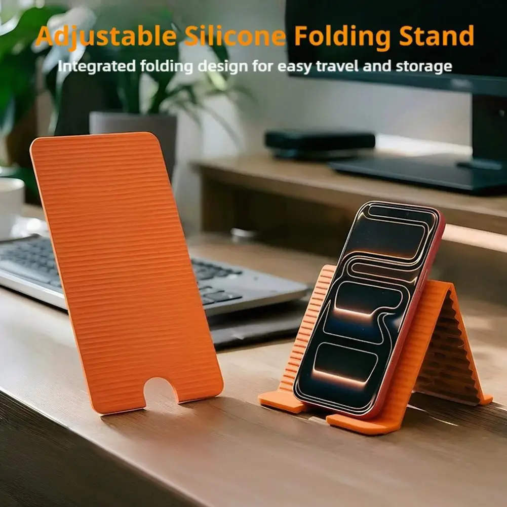 Beliebig faltbarer, kreativer, multifunktionaler Lazy Stand Universal-Tischhalter für Telefon, Tablet, Laptop – Großhandel Image