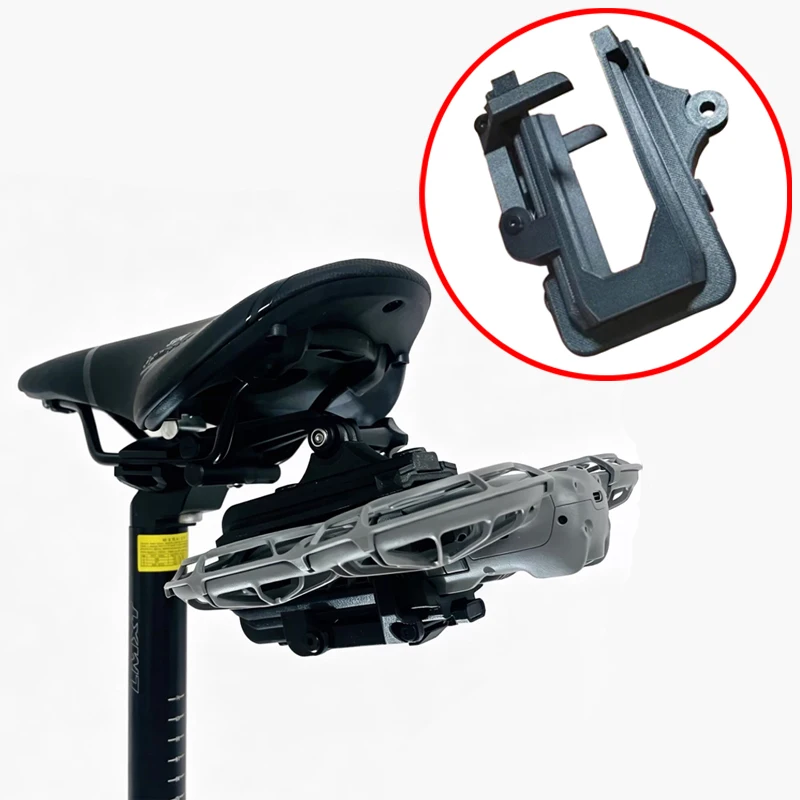 Für DJI Neo 2 Drohne Fahrradsattelhalterung Fahrradsitzschienenhalterung mit GoPro-Schnittstelle Drohnen-Fixierhalterung Fahrradzubehör Image