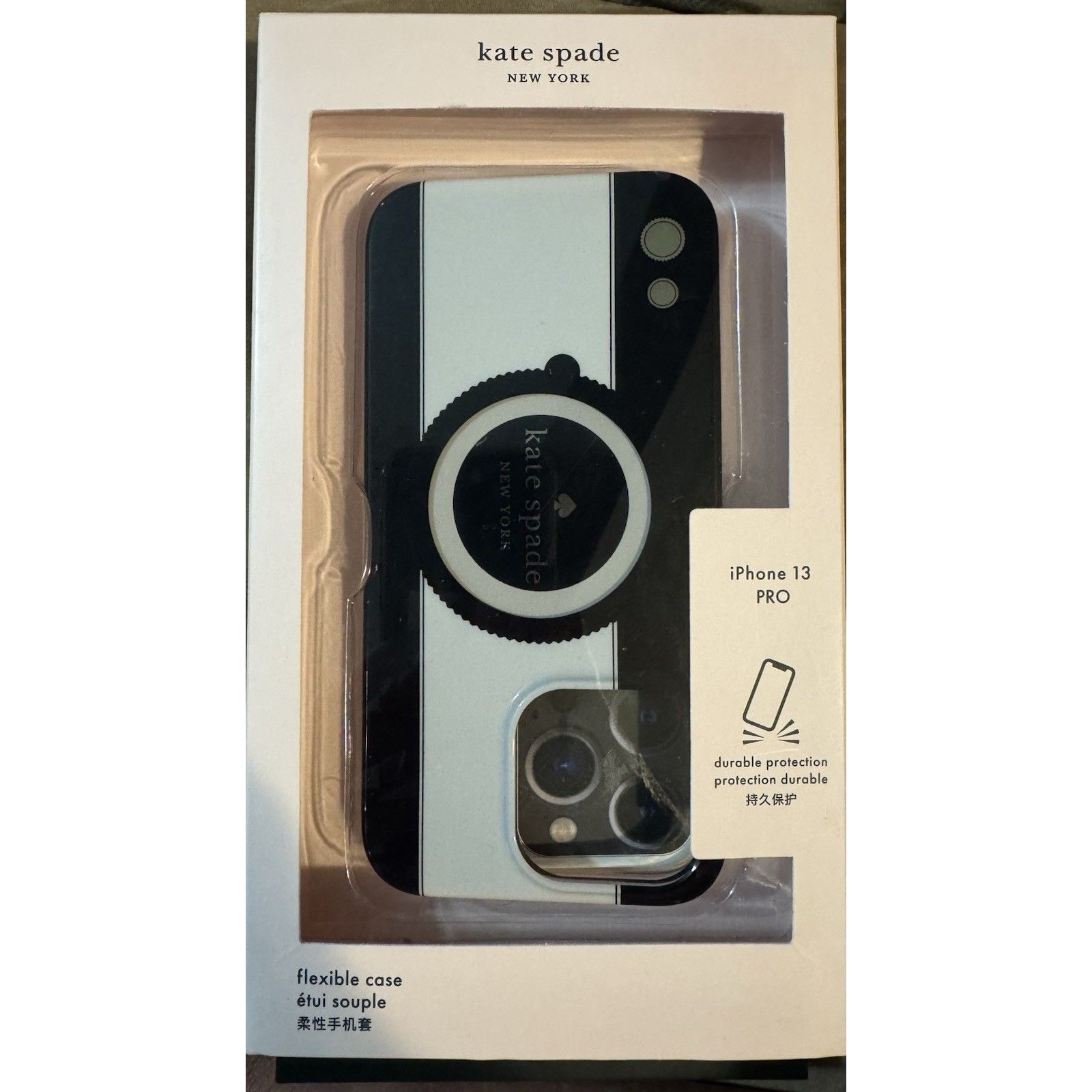 Kate Spade Cell Phones & Accessories | Kate Spade New York O Snap I Phone 13 Pro Durable Protection Phone Case | Color: Gray | Size: Os