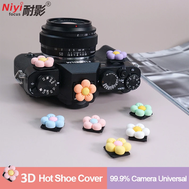 3D-Flitzschuh-Abdeckung, weiches Silikon, universeller Blitzschutz, kalte Schuhkappe für Sony ZV1 ZVE10 Canon G7X G1X Ricoh Fuji XT10 XT3 Z8 Image