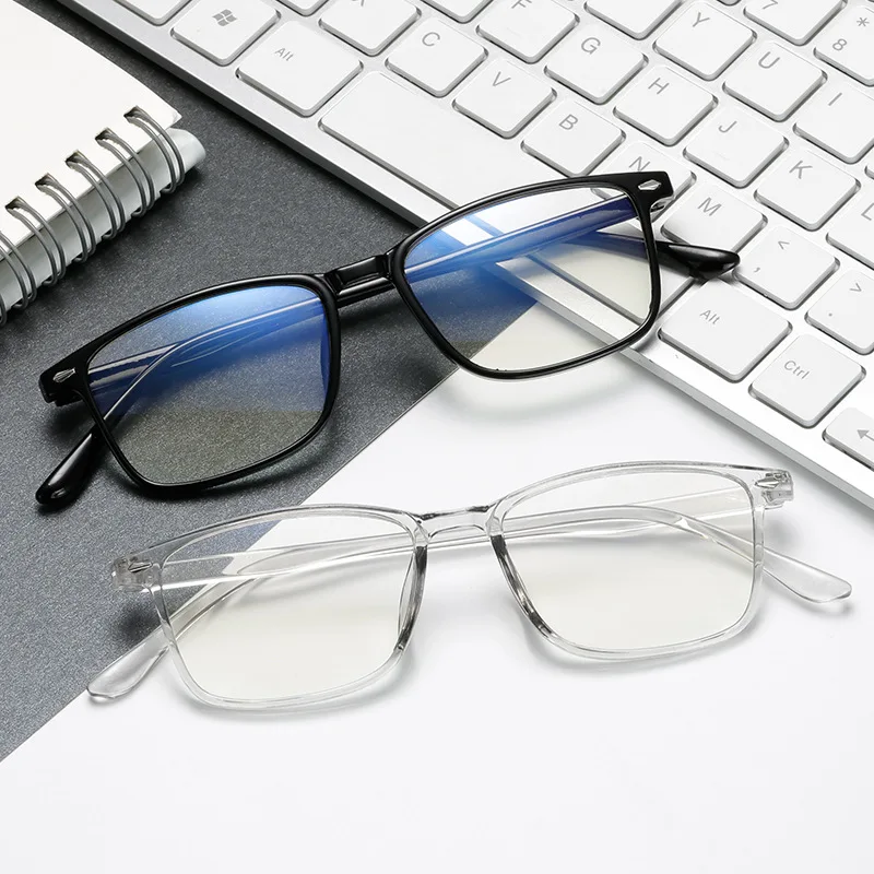 Neue fertige Myopie Brille ultraleichte blaue Film Myopie Linse Männer und Frauen tr90 nicht verformbare Rahmen Mode Myopie Brille очки Image