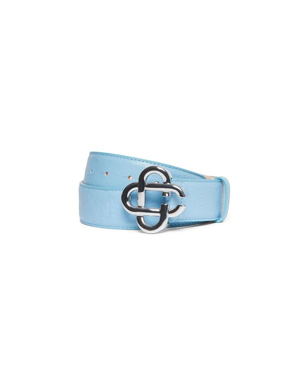 Cc Logo Buckle Belt, By - Blue - Casablanca Paris Belts