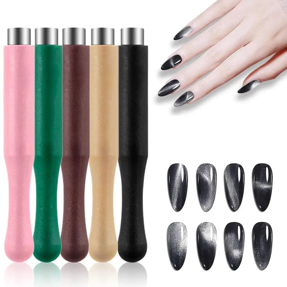 2026 Neuer Nagelkunst-Katzenaugen-Gel-Magnetstift für Gel-Lack, 3D-Katzenaugen-Nagelmalerei, starker Magnetstift, Maniküre-DIY-Werkzeuge Image