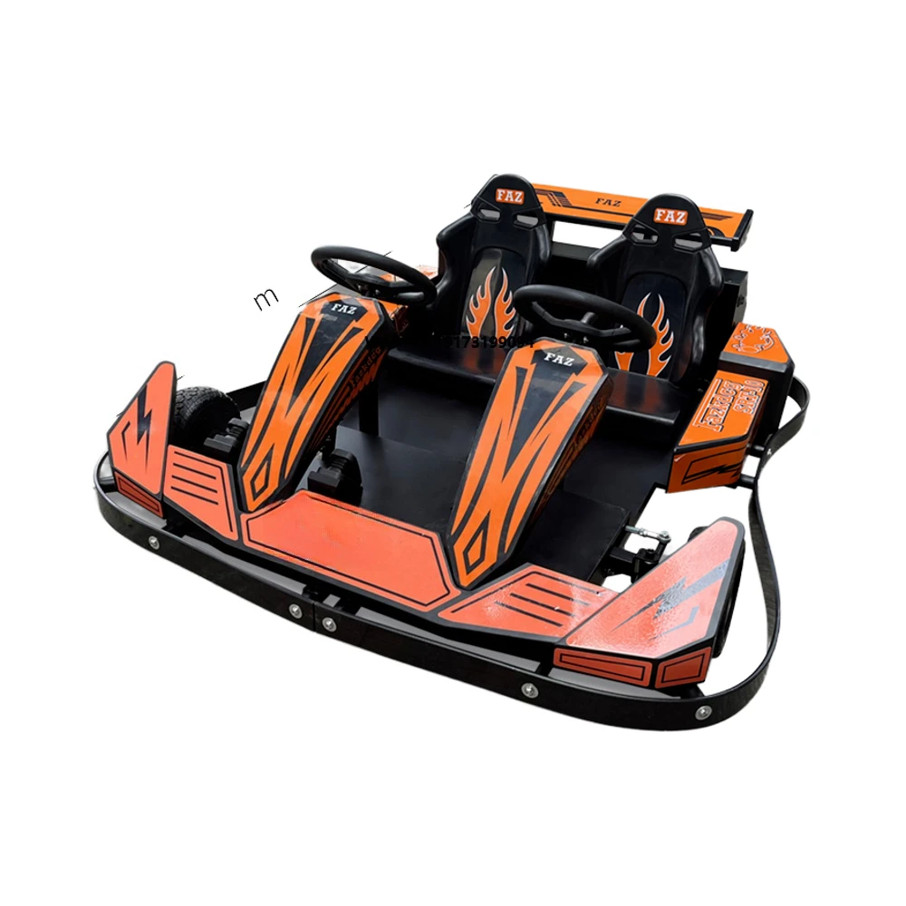 Spaßige Elektro-Gokarts für Kinder und Erwachsene Indoor-Drift-Rennwagen für den Außenbereich Image