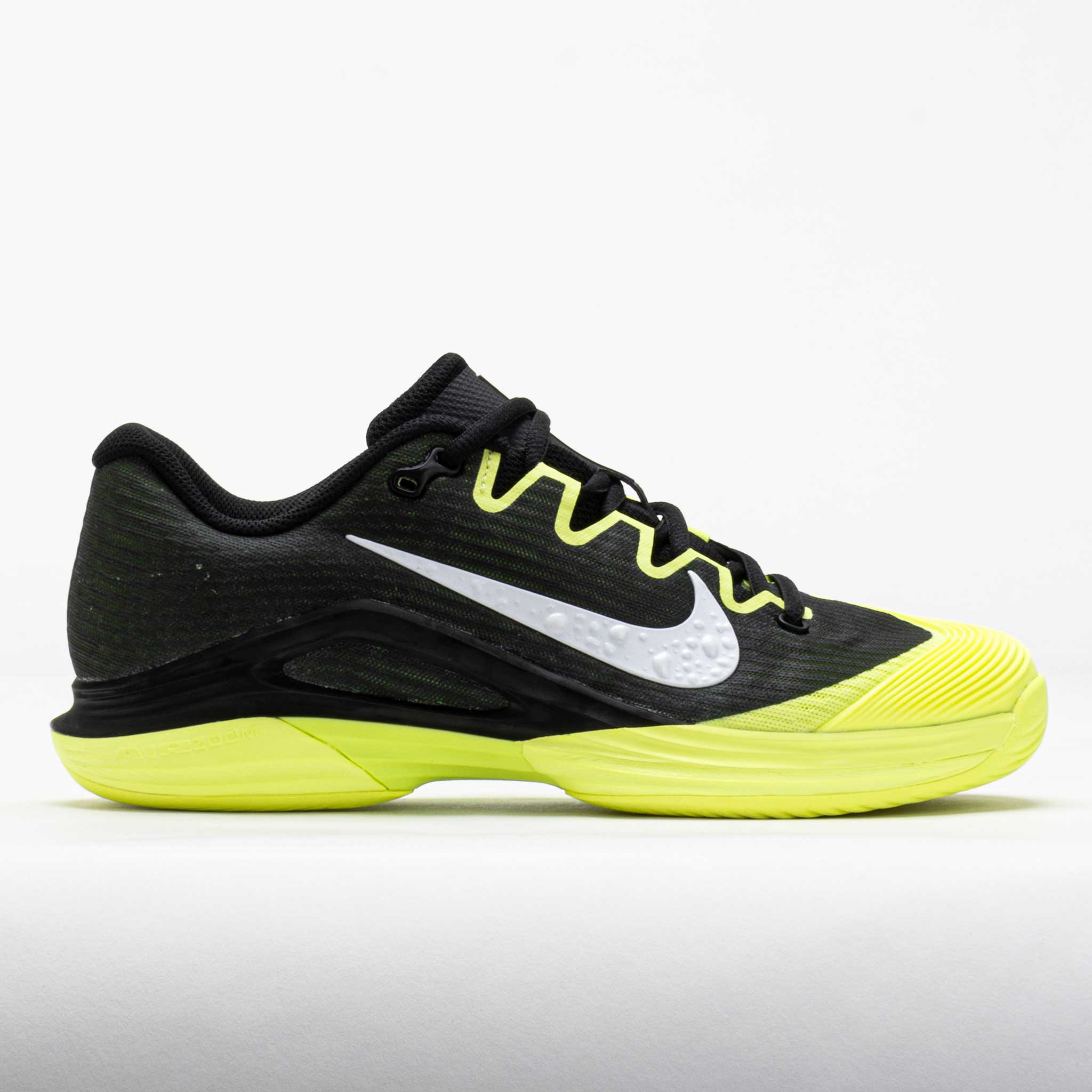 Nike Vapor 12 Premium Women's Tennis Shoes Black/White/Lite Lemon Twist