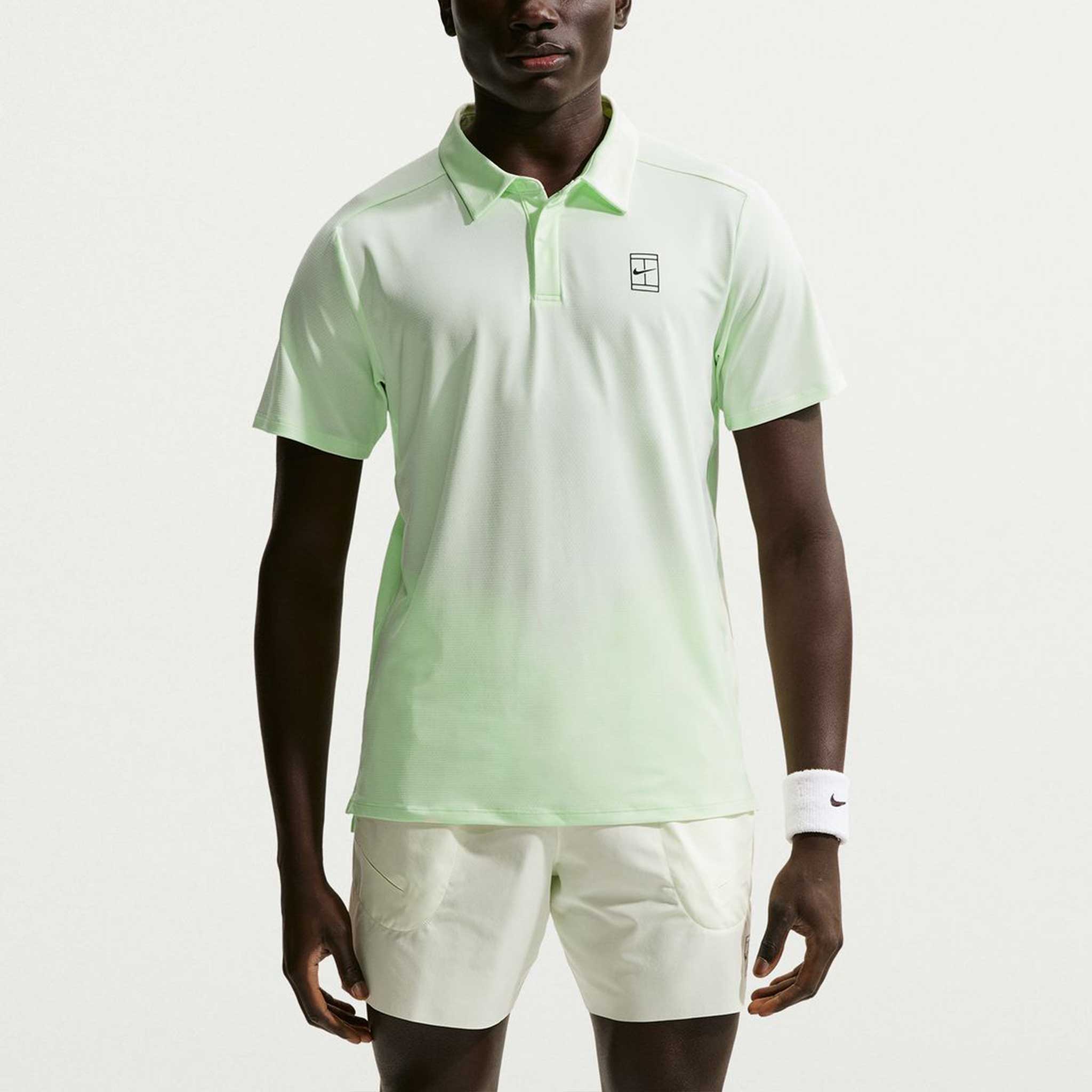 Nike Dri-FIT Advantage Polo Men's Tennis Apparel Volt Tint/Black
