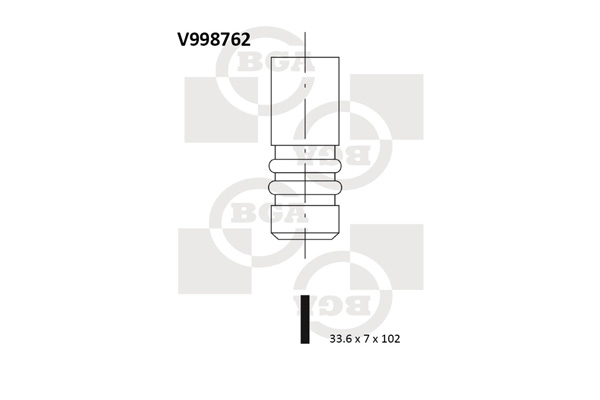 BGA Einlassventil v998762 für ALFA ROMEO Image