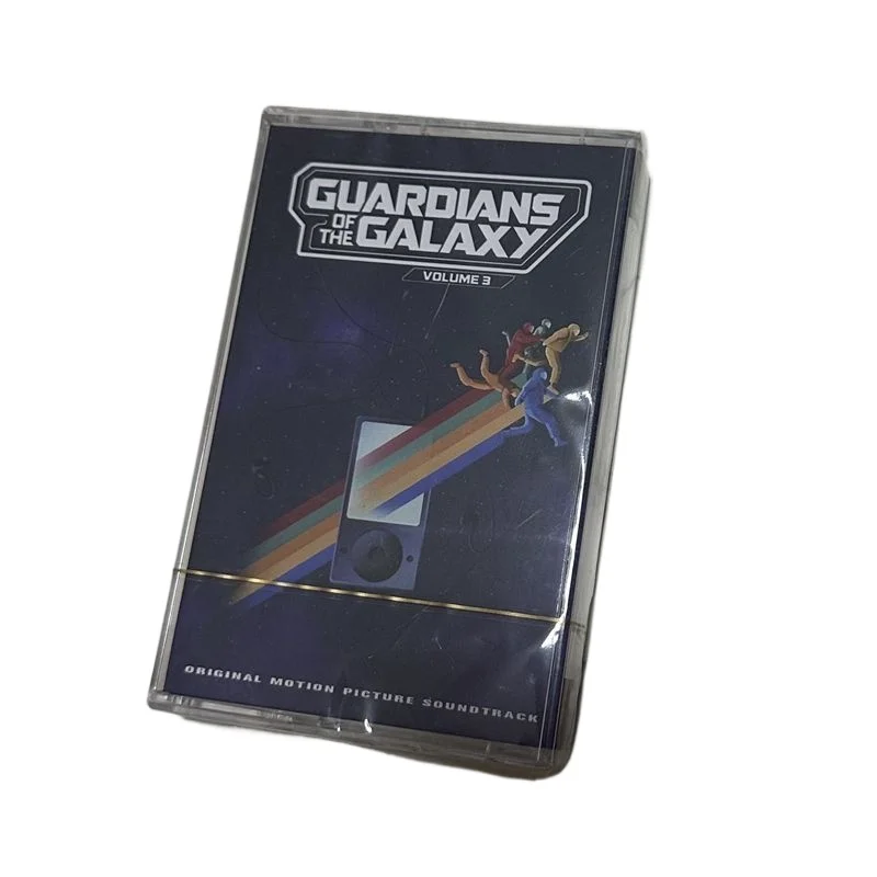 Auf Lager Guardians of the Galaxy Vol.3 Awesome Mix Kassette Retro Rock Soul Film-Soundtrack Brandneu Versiegelt Marvel Merchandise Image