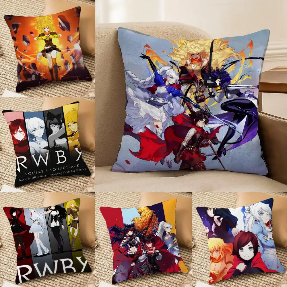 RWBY Kissenbezug, beidseitig bedruckt, Sofakissen, Kopfteil für Schlafzimmer Image